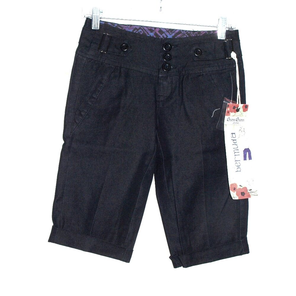 New With Tag Boom Boom Jeans Size 1 Black Shorts